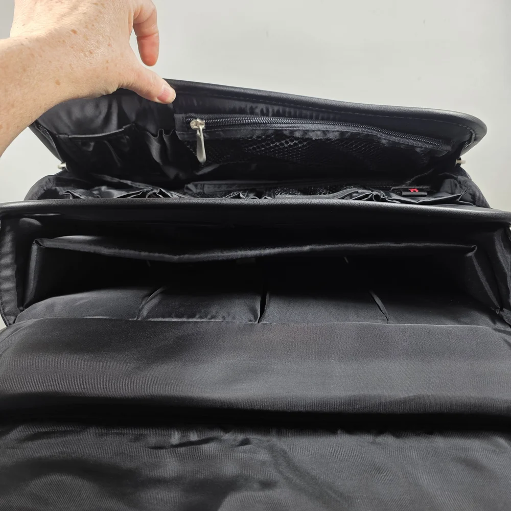 A.P.C. Black Leather Briefcase